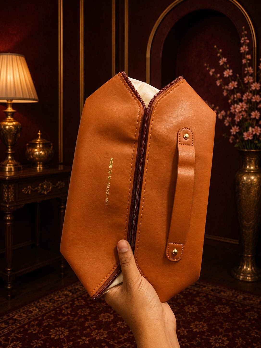 Leather Cosmetic Pouch