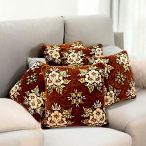 5-Piece Velvet Cushion Covers Set - Image 4