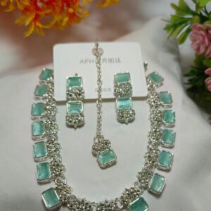 Indian Zircon Set – Premium Quality - Image 4